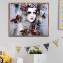 Charger l'image dans la galerie, Caractère - diamant rond complet - 40x30cm