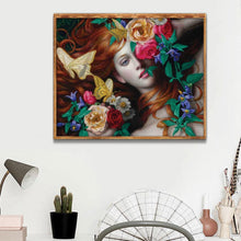 Charger l'image dans la galerie, Caractère - diamant rond complet - 40x30cm