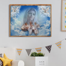 Charger l'image dans la galerie, Caractère - diamant rond complet - 40x30cm