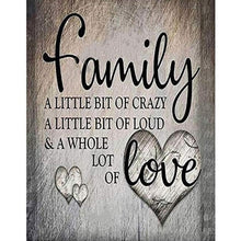 Charger l'image dans la galerie, Lettre - diamant rond complet - 35x25cm