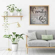 Charger l'image dans la galerie, Lettre - diamant rond complet - 35x25cm