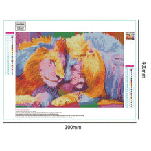 Charger l'image dans la galerie, Lion - peinture en diamant complet - 40x30cm