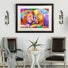 Charger l'image dans la galerie, Lion - peinture en diamant complet - 40x30cm
