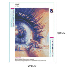 Charger l'image dans la galerie, Oeil - peinture en diamant complet - 40x30cm
