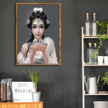 Charger l'image dans la galerie, Beauté - diamant rond complet - 40x30cm