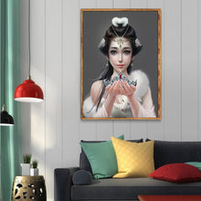 Charger l'image dans la galerie, Beauté - diamant rond complet - 40x30cm