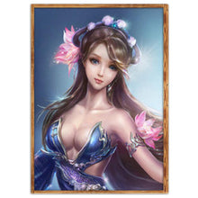 Charger l'image dans la galerie, Beauté - diamant rond complet - 40x30cm