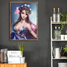 Charger l'image dans la galerie, Beauté - diamant rond complet - 40x30cm