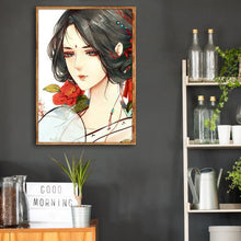 Charger l'image dans la galerie, Beauté - diamant rond complet - 40x30cm