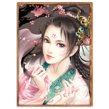 Charger l'image dans la galerie, Beauté - diamant rond complet - 40x30cm