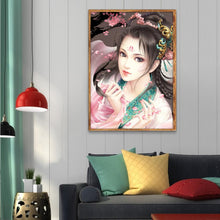 Charger l'image dans la galerie, Beauté - diamant rond complet - 40x30cm