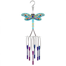 Charger l'image dans la galerie, Acrylique Vent Carillon Cloche Pendentif DIY Diamant Peinture Mosaïque Kit