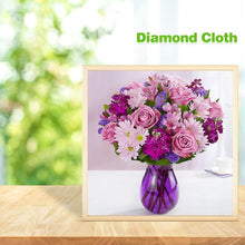 Charger l'image dans la galerie, Fleurs - diamant rond complet - 30x30cm