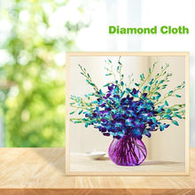 Charger l'image dans la galerie, Fleurs - diamant rond complet - 30x30cm