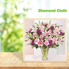 Charger l'image dans la galerie, Fleurs - diamant rond complet - 30x30cm