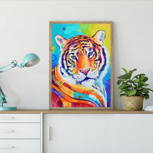 Charger l'image dans la galerie, Tigre - diamant rond complet - 30x40cm