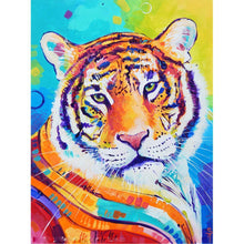 Charger l'image dans la galerie, Tigre - diamant rond complet - 30x40cm