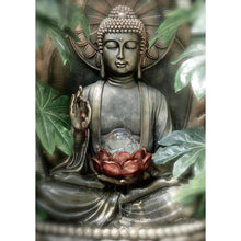 Charger l'image dans la galerie, Statue de Bouddha - diamant rond complet - 30x40cm
