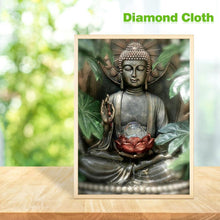 Charger l'image dans la galerie, Statue de Bouddha - diamant rond complet - 30x40cm