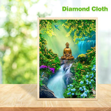 Charger l'image dans la galerie, Statue de Bouddha - diamant rond complet - 30x40cm