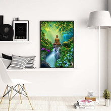 Charger l'image dans la galerie, Statue de Bouddha - diamant rond complet - 30x40cm