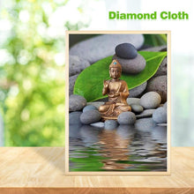 Charger l'image dans la galerie, Statue de Bouddha - diamant rond complet - 30x40cm