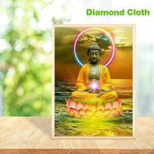 Charger l'image dans la galerie, Statue de Bouddha - diamant rond complet - 30x40cm