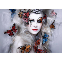 Charger l'image dans la galerie, Résumé - diamant rond complet - 40x30cm