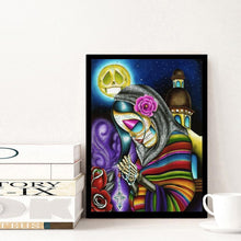 Charger l'image dans la galerie, Beauté de crâne - diamant rond complet - 30x40cm