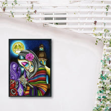 Charger l'image dans la galerie, Beauté de crâne - diamant rond complet - 30x40cm