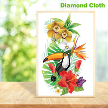 Charger l'image dans la galerie, Papillon de fleur - diamant rond complet - 30x38cm