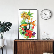 Charger l'image dans la galerie, Papillon de fleur - diamant rond complet - 30x38cm