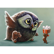 Charger l'image dans la galerie, Oiseaux - diamant rond complet - 40x30cm