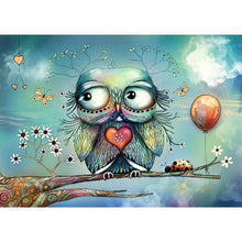 Charger l'image dans la galerie, Oiseaux - diamant rond complet - 40x30cm