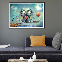 Charger l'image dans la galerie, Oiseaux - diamant rond complet - 40x30cm