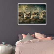 Charger l'image dans la galerie, Oiseaux - diamant rond complet - 40x30cm