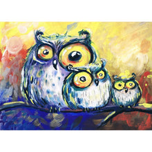 Charger l'image dans la galerie, Oiseaux - diamant rond complet - 40x30cm