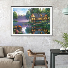 Charger l'image dans la galerie, Cabine riverside - diamant rond complet - 30x40cm