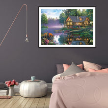 Charger l'image dans la galerie, Cabine riverside - diamant rond complet - 30x40cm