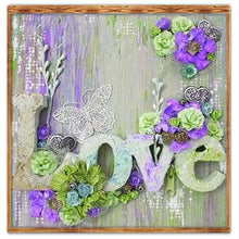 Charger l'image dans la galerie, Mosaïque - diamant rond complet - 30x30cm