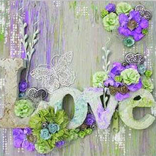 Charger l'image dans la galerie, Mosaïque - diamant rond complet - 30x30cm