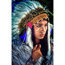 Charger l'image dans la galerie, Caractère - diamant rond complet - 40x30cm