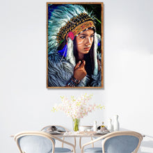 Charger l'image dans la galerie, Caractère - diamant rond complet - 40x30cm