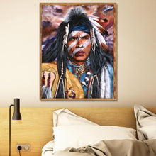 Charger l'image dans la galerie, Caractère - diamant rond complet - 40x30cm