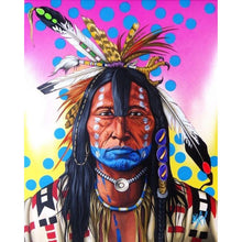 Charger l'image dans la galerie, Caractère - diamant rond complet - 40x30cm