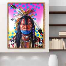 Charger l'image dans la galerie, Caractère - diamant rond complet - 40x30cm