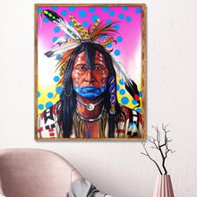 Charger l'image dans la galerie, Caractère - diamant rond complet - 40x30cm