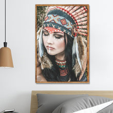 Charger l'image dans la galerie, Caractère - diamant rond complet - 40x30cm