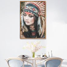 Charger l'image dans la galerie, Caractère - diamant rond complet - 40x30cm