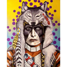 Charger l'image dans la galerie, Caractère - diamant rond complet - 40x30cm